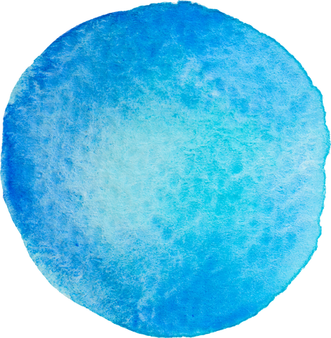 Blue Watercolor Stain